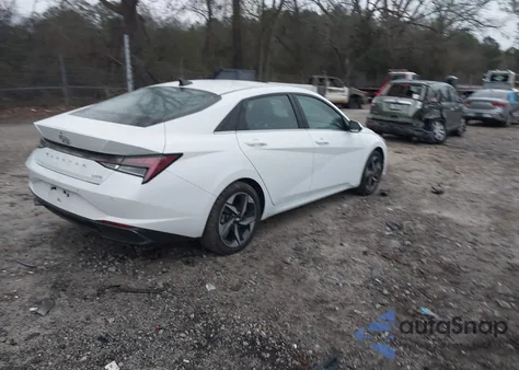 2021 Hyundai Elantra Hybrid Limited z USA, uszkodzony, nr VIN KMHLN4AJ9MU008458